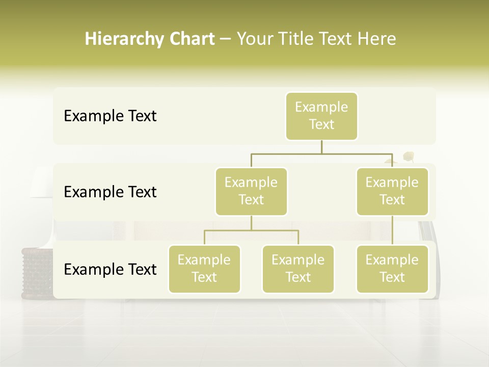Sofa Interior Empty PowerPoint Template