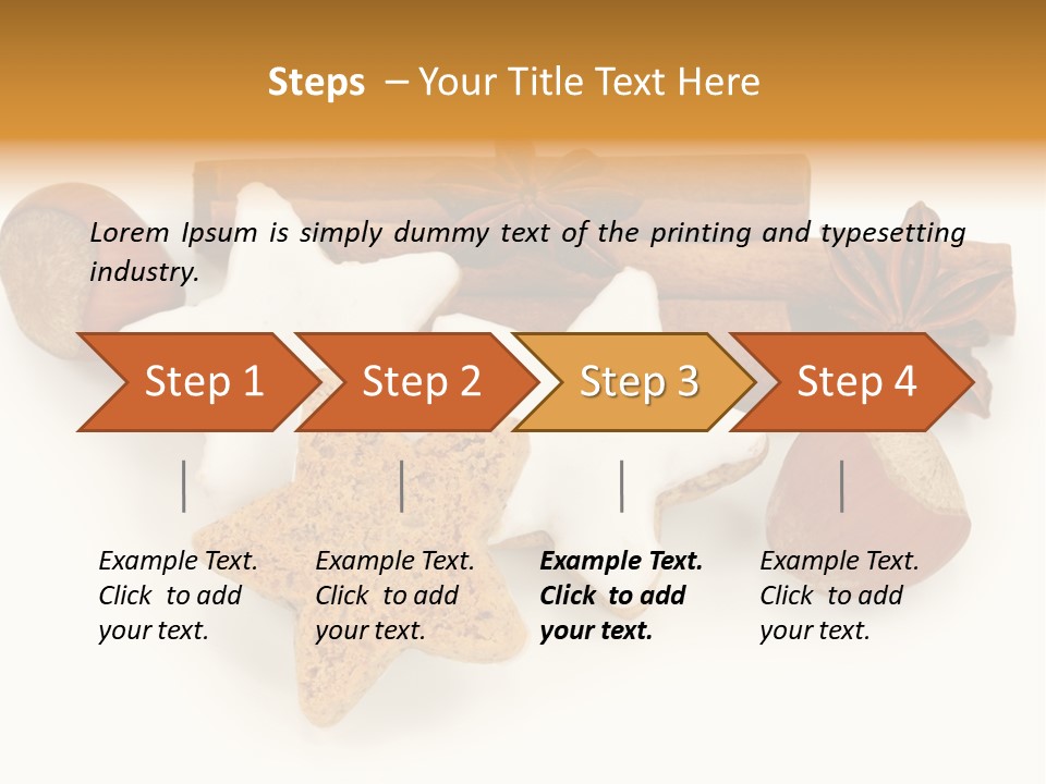 Delicious Dessert Cake PowerPoint Template