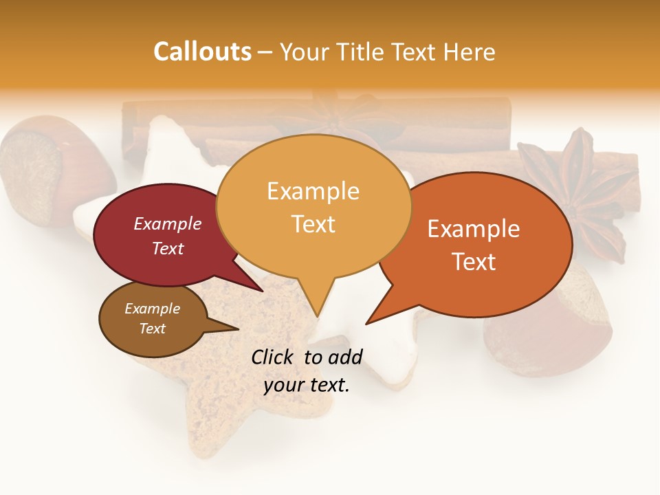 Delicious Dessert Cake PowerPoint Template