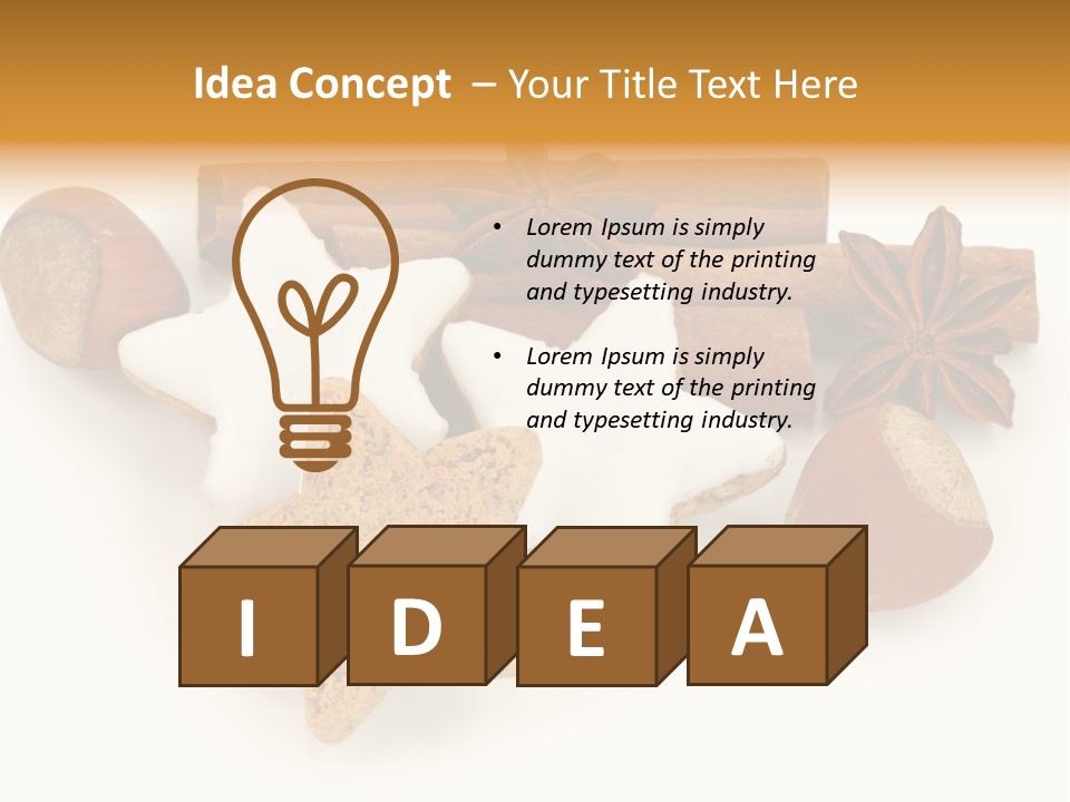 Delicious Dessert Cake PowerPoint Template