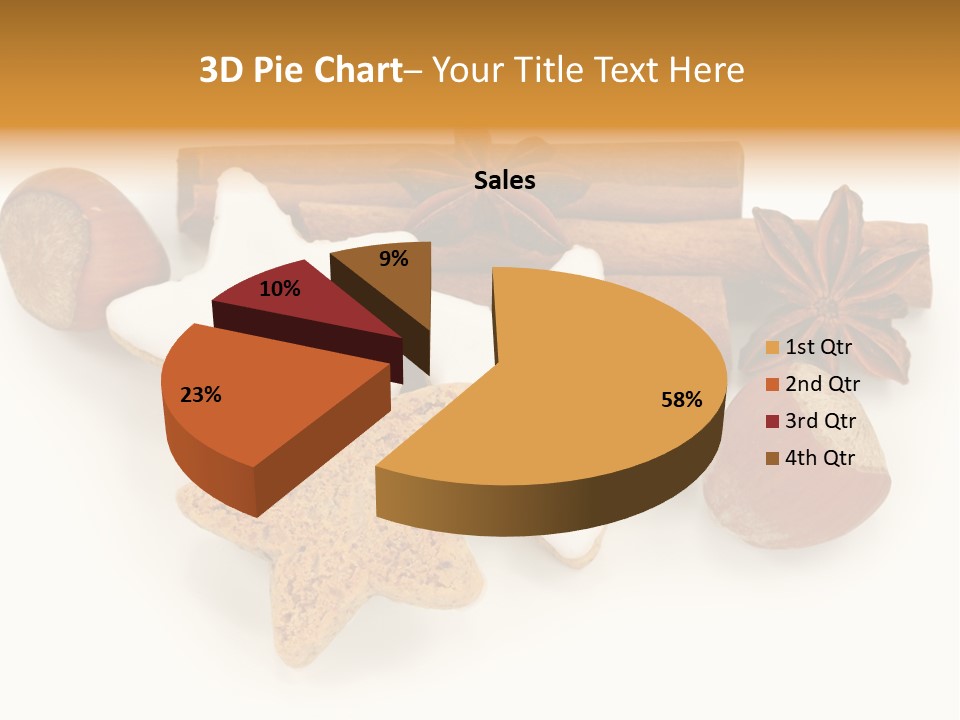 Delicious Dessert Cake PowerPoint Template