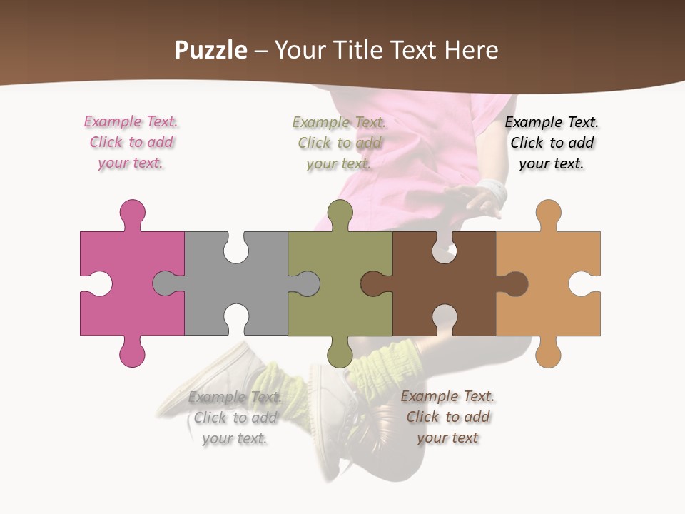 Balance Modern Aerobics PowerPoint Template