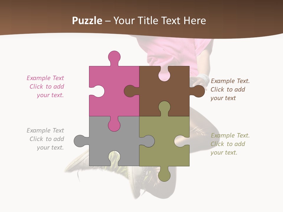 Balance Modern Aerobics PowerPoint Template