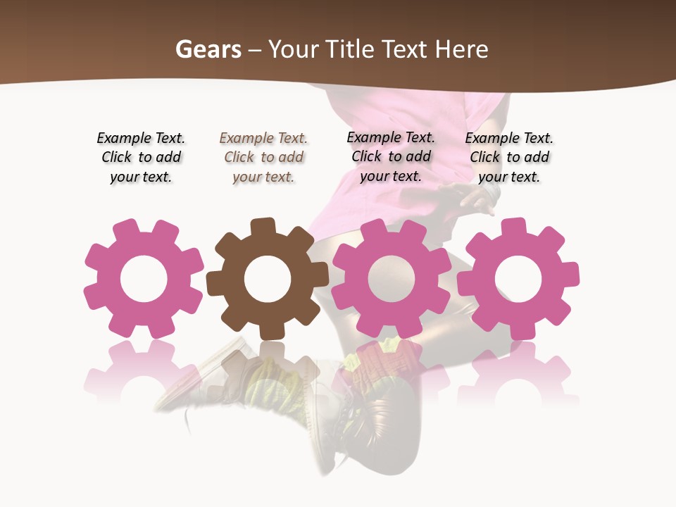 Balance Modern Aerobics PowerPoint Template