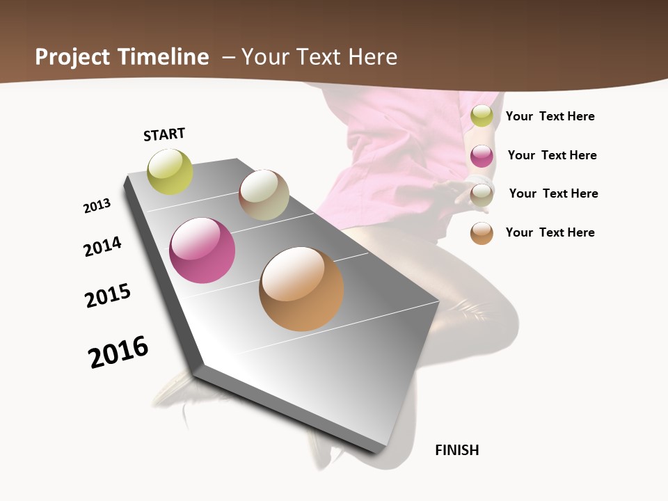 Balance Modern Aerobics PowerPoint Template