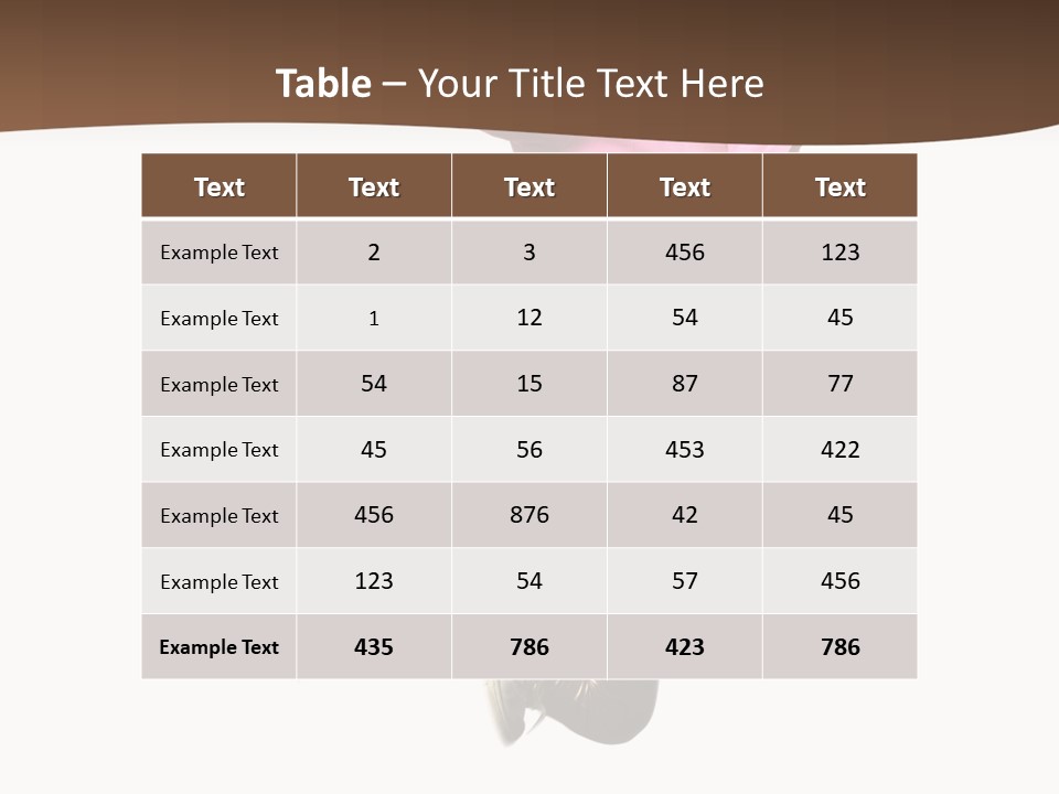 Balance Modern Aerobics PowerPoint Template