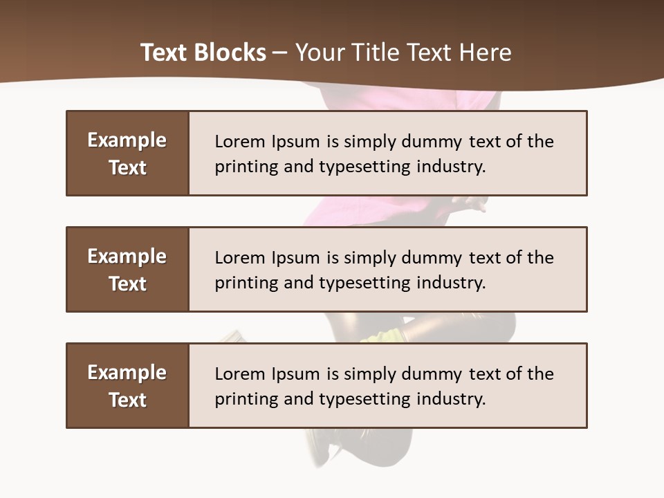Balance Modern Aerobics PowerPoint Template