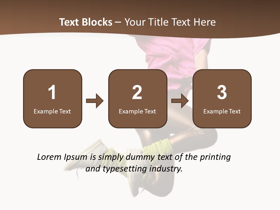 Balance Modern Aerobics PowerPoint Template