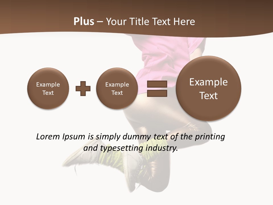 Balance Modern Aerobics PowerPoint Template