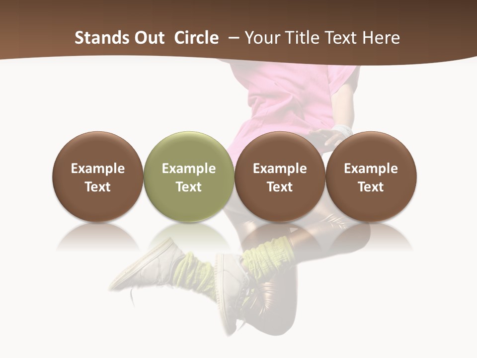 Balance Modern Aerobics PowerPoint Template