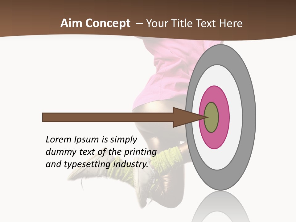 Balance Modern Aerobics PowerPoint Template