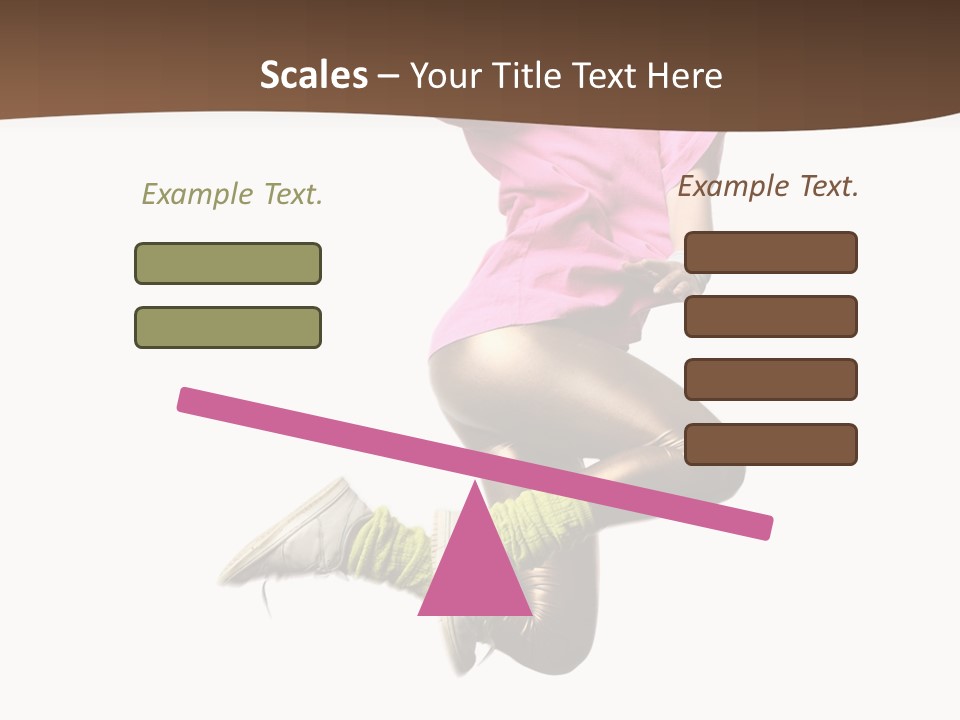 Balance Modern Aerobics PowerPoint Template