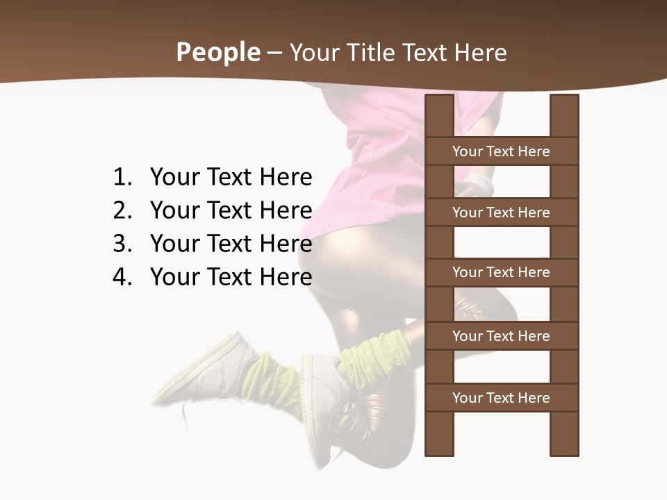 Balance Modern Aerobics PowerPoint Template
