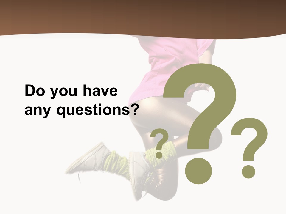 Balance Modern Aerobics PowerPoint Template