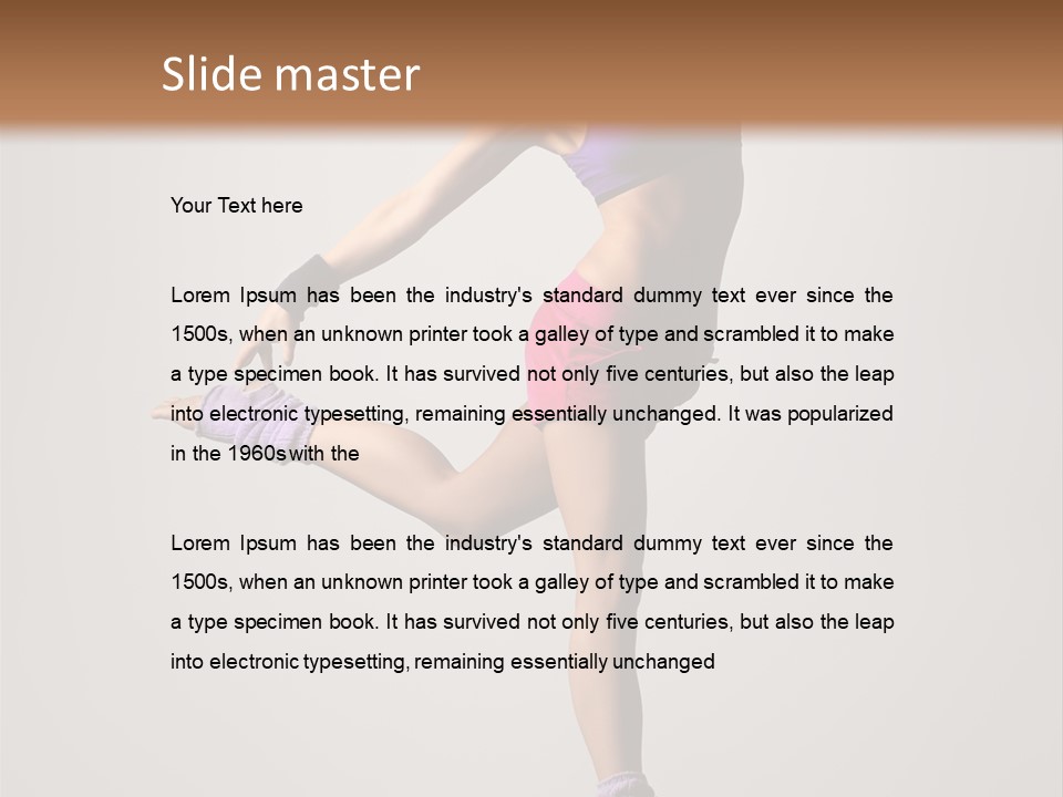 Agility Teenager Exercise PowerPoint Template
