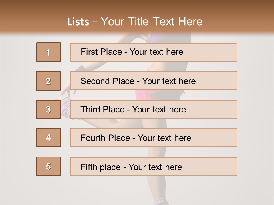 Agility Teenager Exercise PowerPoint Template