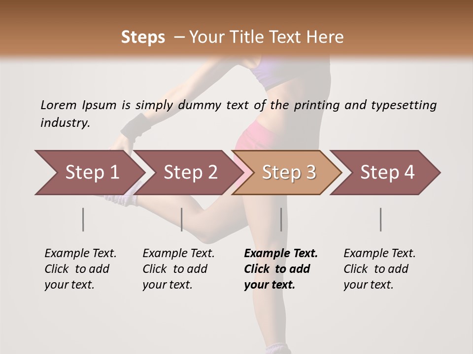 Agility Teenager Exercise PowerPoint Template