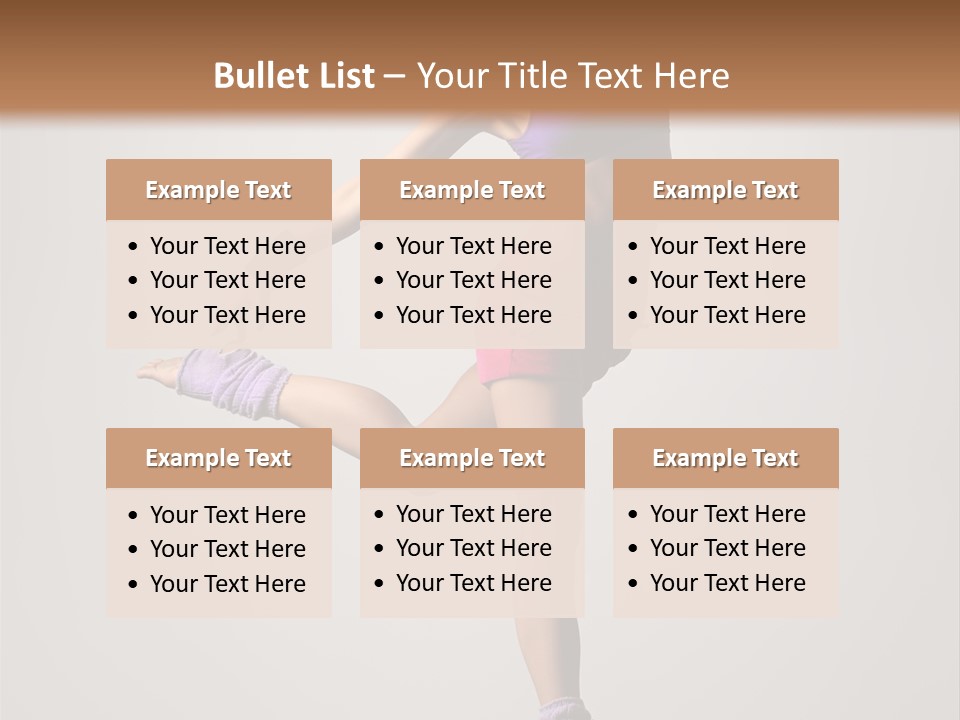 Agility Teenager Exercise PowerPoint Template