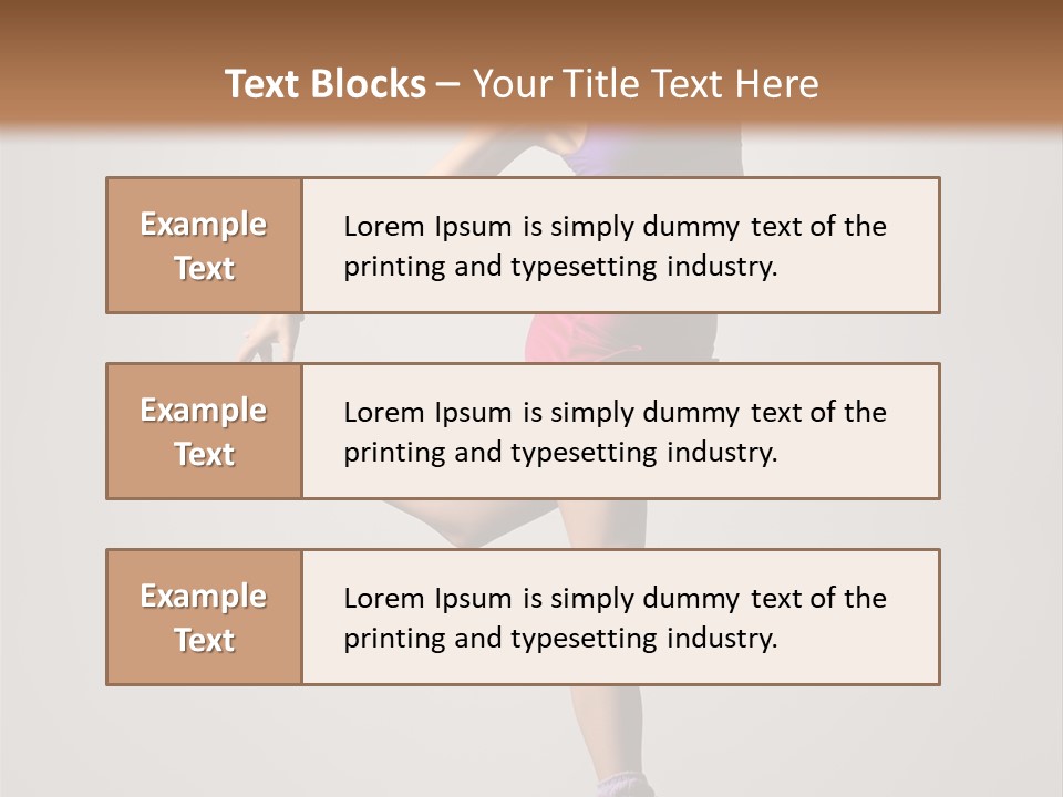 Agility Teenager Exercise PowerPoint Template