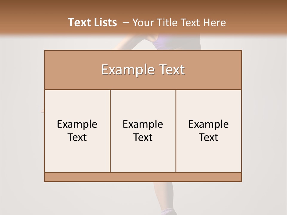 Agility Teenager Exercise PowerPoint Template