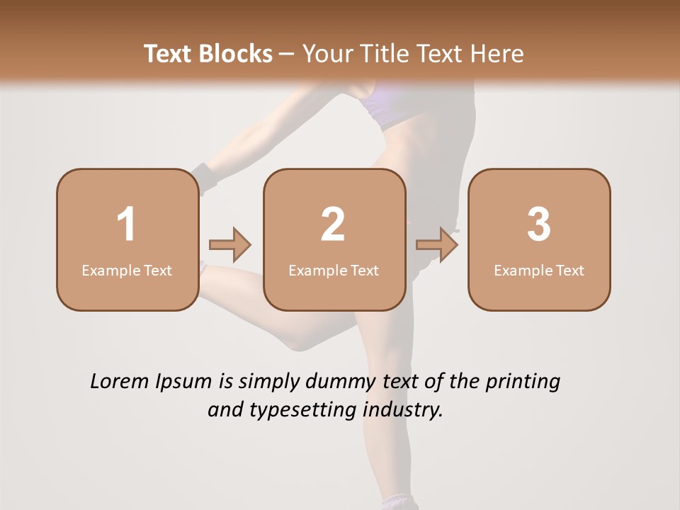 Agility Teenager Exercise PowerPoint Template