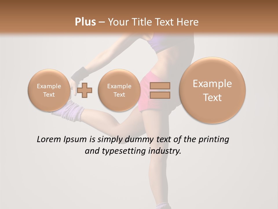 Agility Teenager Exercise PowerPoint Template