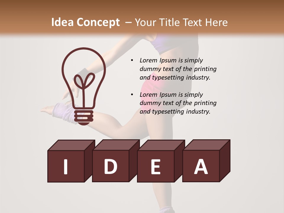 Agility Teenager Exercise PowerPoint Template