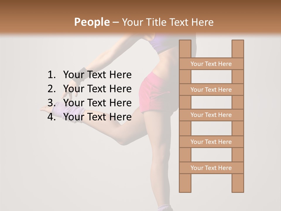 Agility Teenager Exercise PowerPoint Template