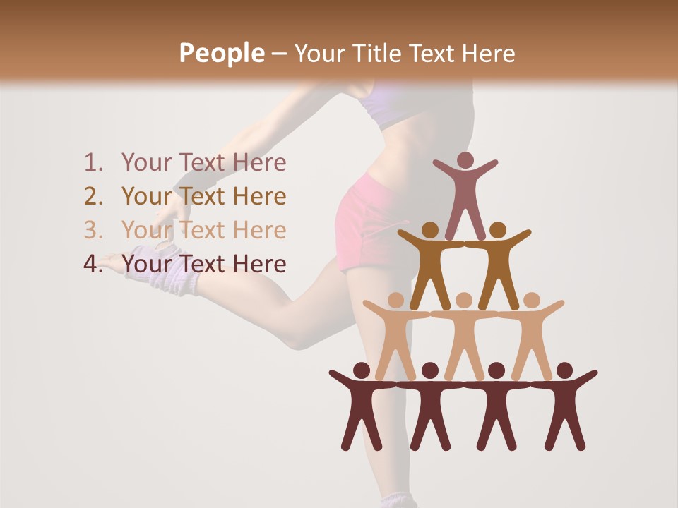Agility Teenager Exercise PowerPoint Template