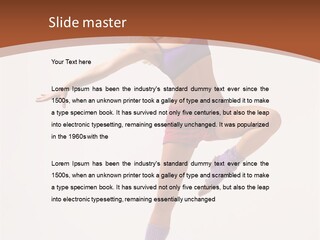 Beautiful Sporty Young PowerPoint Template