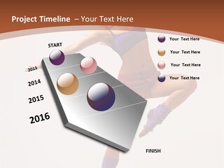 Beautiful Sporty Young PowerPoint Template