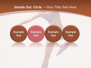 Beautiful Sporty Young PowerPoint Template