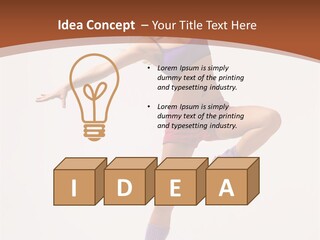 Beautiful Sporty Young PowerPoint Template
