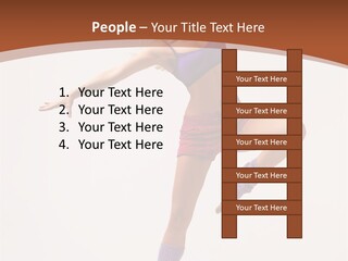 Beautiful Sporty Young PowerPoint Template