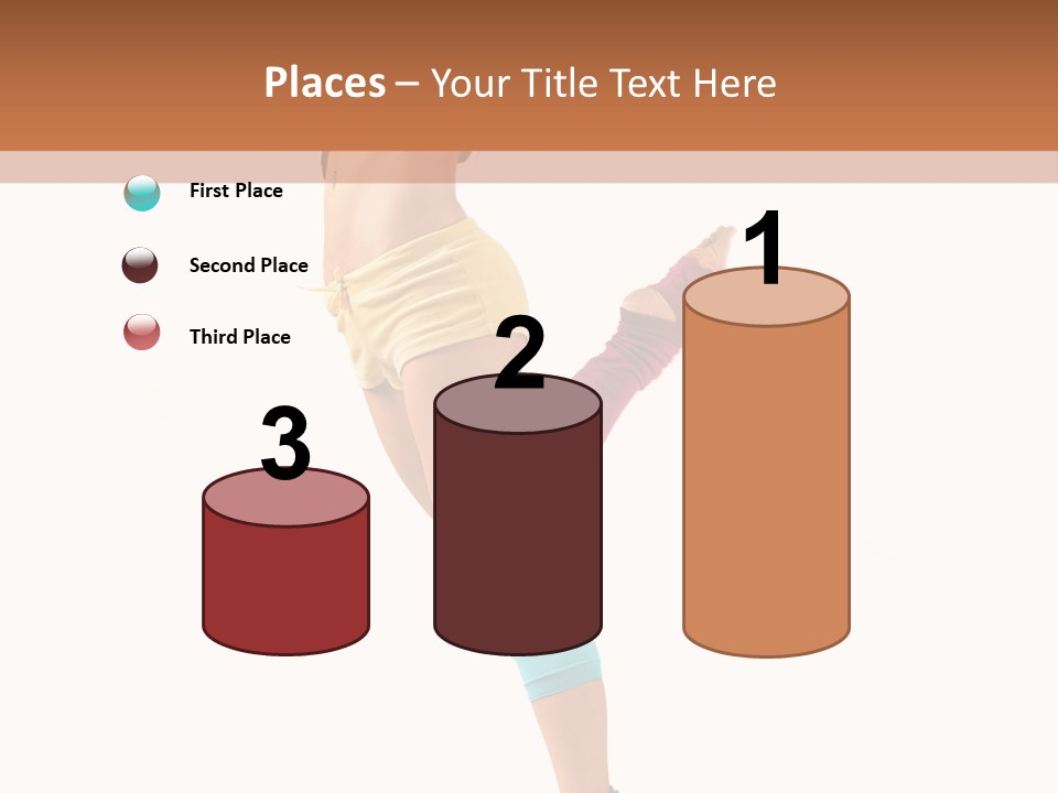 Jump Human Vertical PowerPoint Template