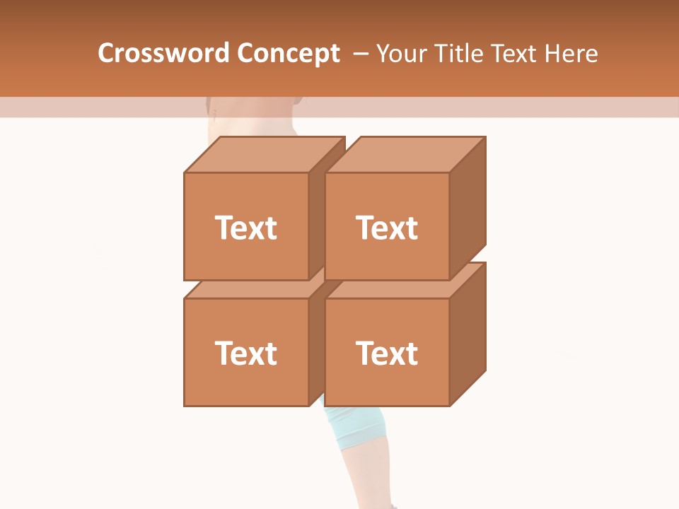Jump Human Vertical PowerPoint Template