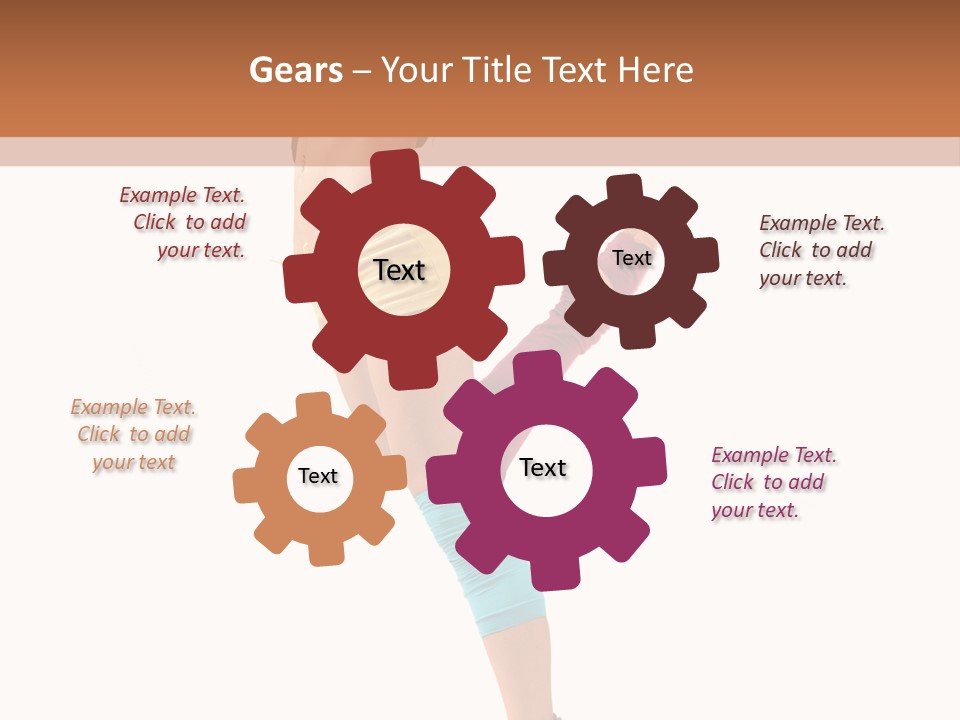 Jump Human Vertical PowerPoint Template