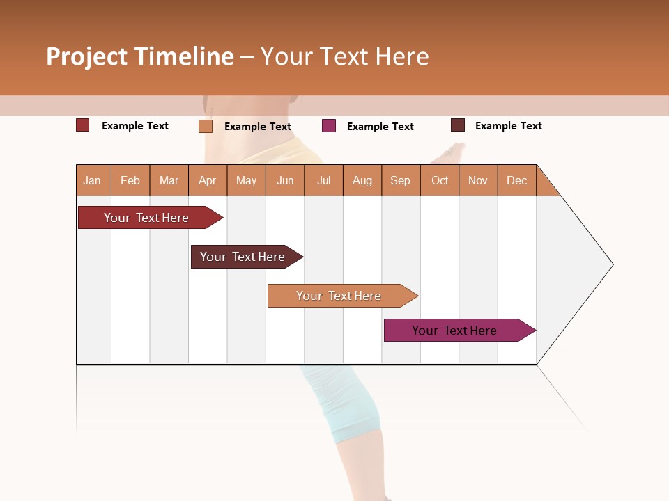 Jump Human Vertical PowerPoint Template