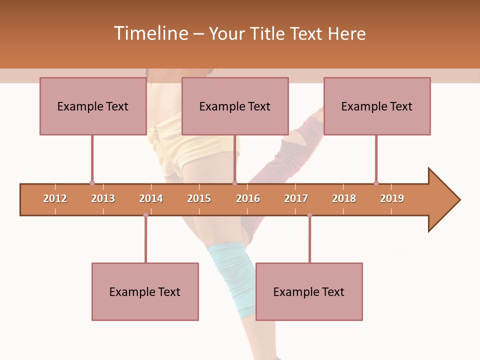 Jump Human Vertical PowerPoint Template