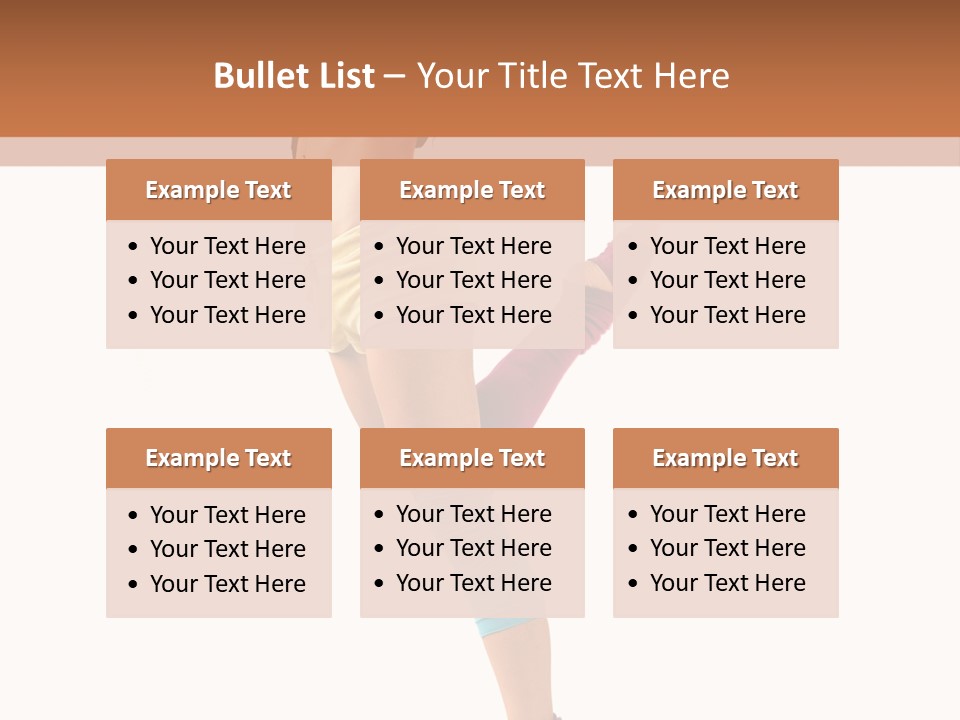 Jump Human Vertical PowerPoint Template