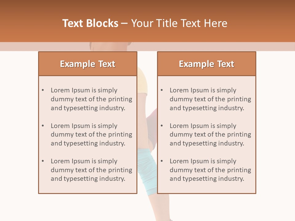 Jump Human Vertical PowerPoint Template
