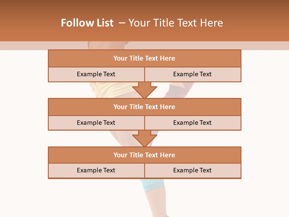 Jump Human Vertical PowerPoint Template