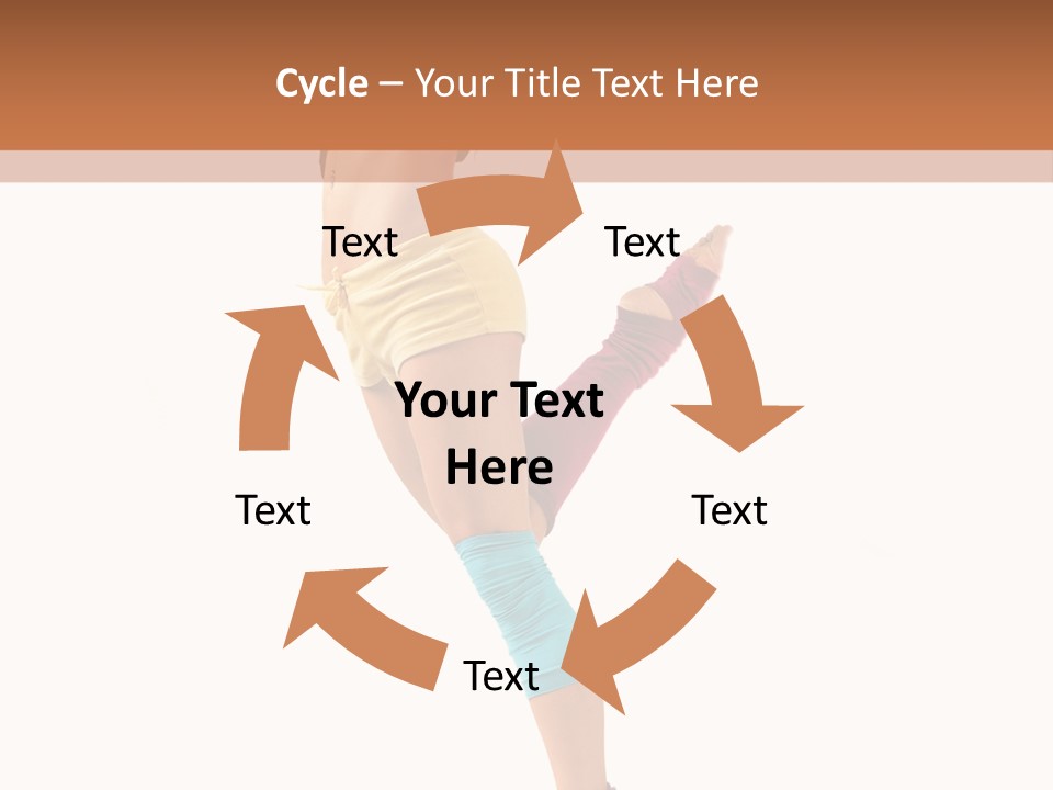 Jump Human Vertical PowerPoint Template