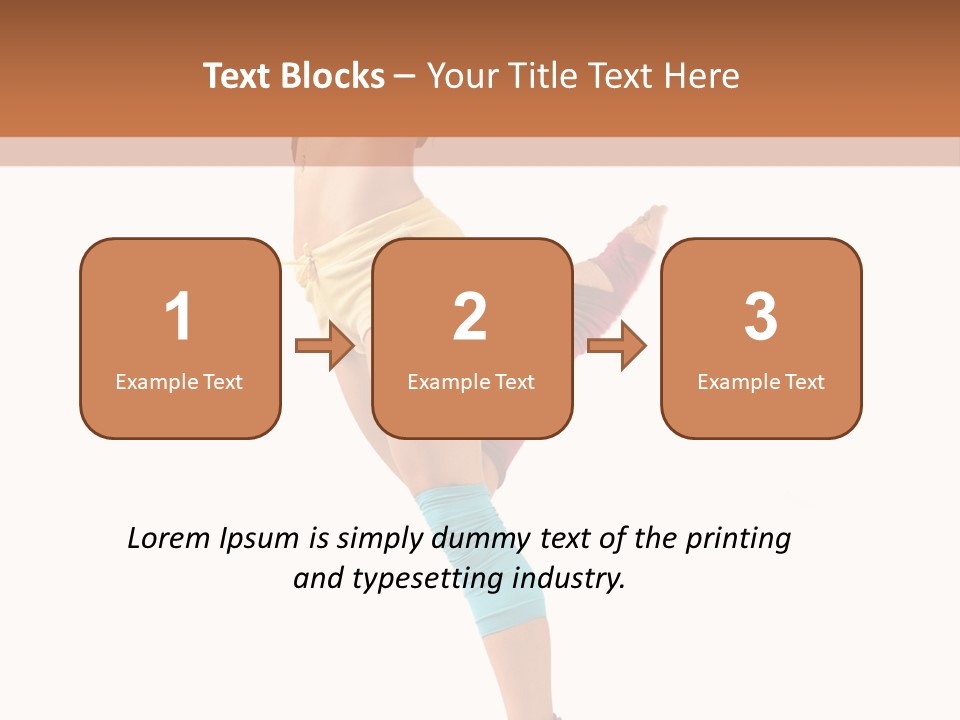 Jump Human Vertical PowerPoint Template