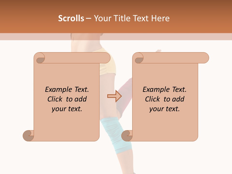 Jump Human Vertical PowerPoint Template