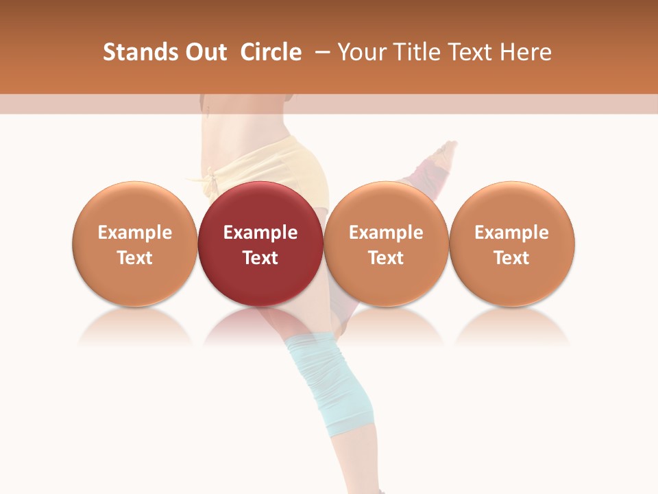 Jump Human Vertical PowerPoint Template