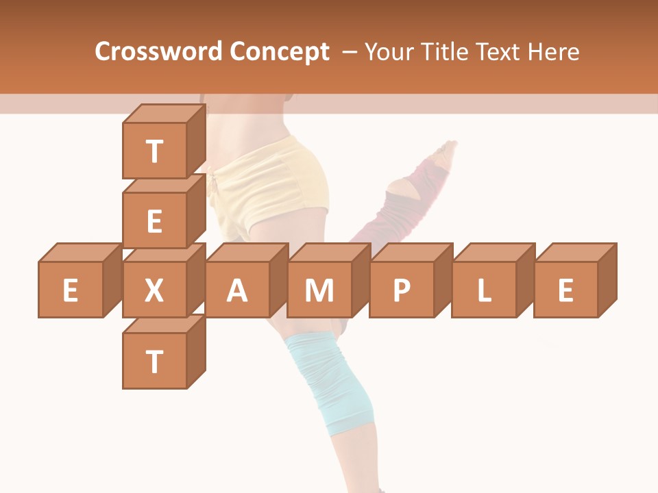 Jump Human Vertical PowerPoint Template