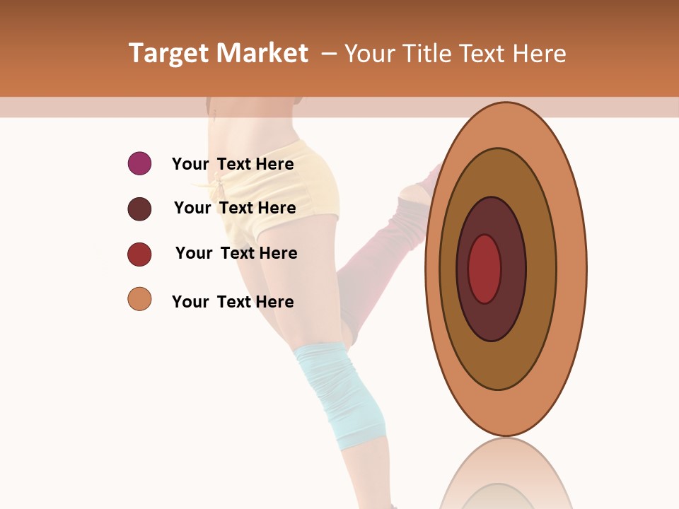 Jump Human Vertical PowerPoint Template