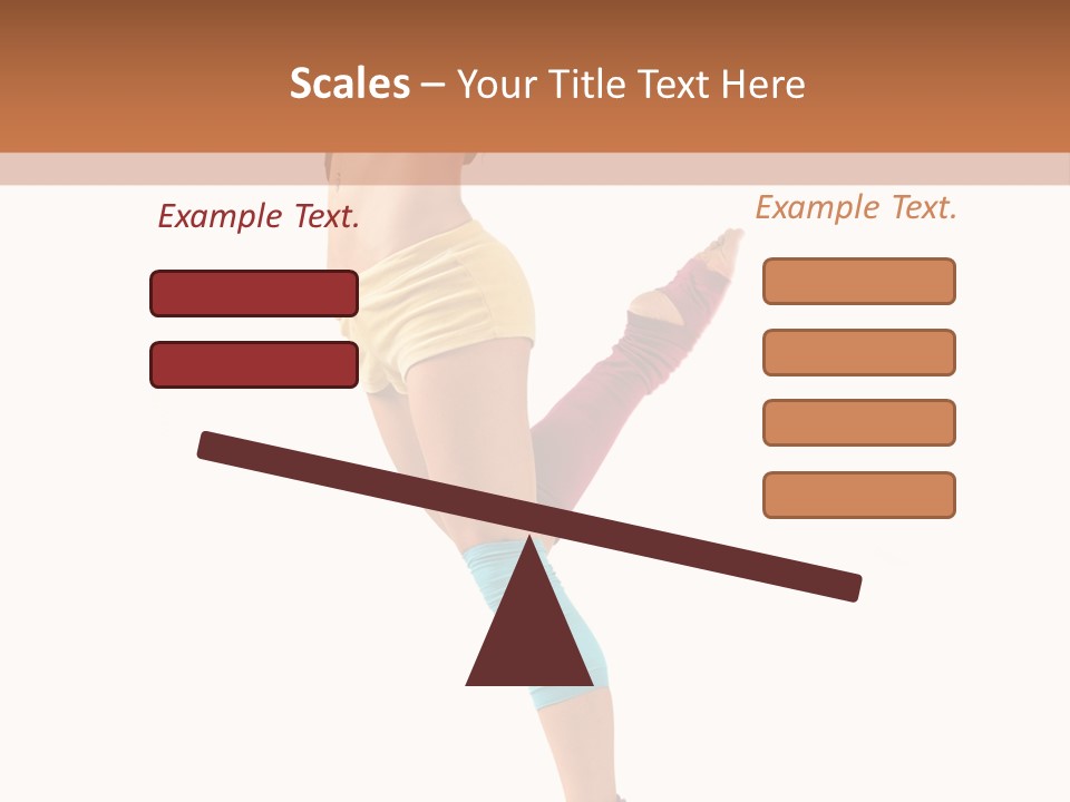 Jump Human Vertical PowerPoint Template