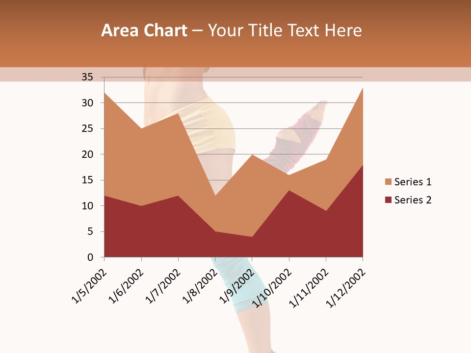 Jump Human Vertical PowerPoint Template